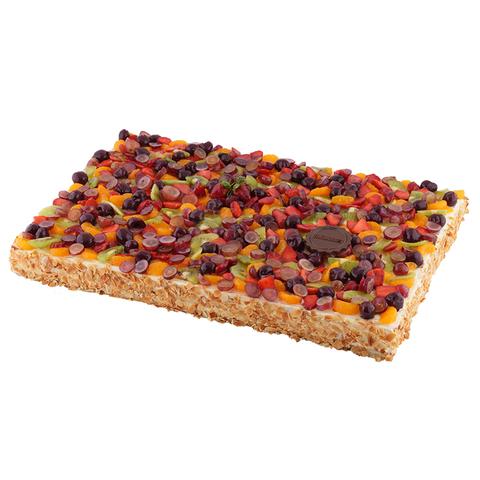 Fruit cake with dried fruits and in a box. | CanStock